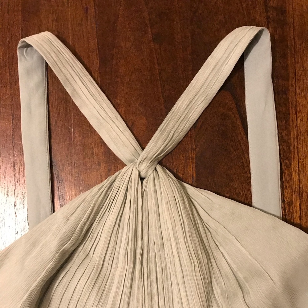 Sea foam chiffon J.Crew dress size 4 - Picture 2 of 4